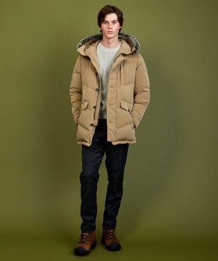 JOSEPH ABBOUD MOUNTAIN 【ECO撥水/ECOファー/9ポケット/ユニセックス】ＰＥ／ＮＹピーチダウン コート ベージュ系