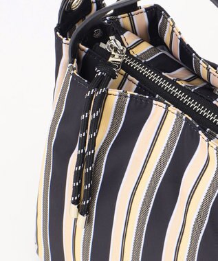 Y'SACCS マルチストライプ すっきりトート Sサイズ ブラック