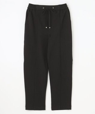 ANY 【ストレッチ/ウエストゴム】エニィーヒート テーパードパンツ ブラック