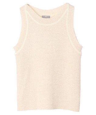 Green Parks ＫＢＦ　配色ニットタンク Beige