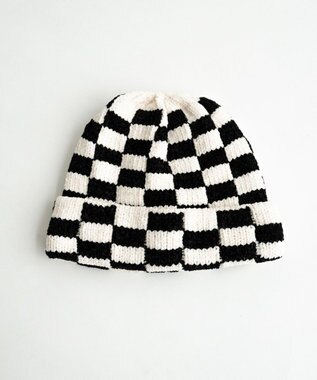 WEGO チャンキーニットキャップ 柄1