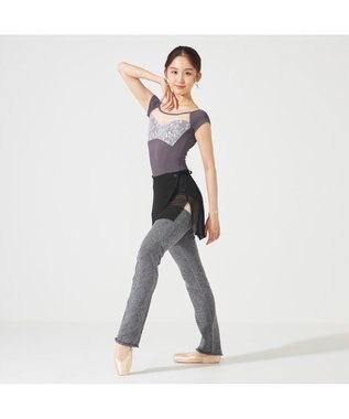 Chacott 【MAY NAGAHISA】巻きスカート ブラック