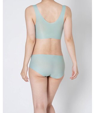 WACOAL 【GOCOCi ゴコチ】 ノンワイヤーブラ ベタつきにくく乾きやすい 通気性がよい 立体的なバストシルエット ブラトップ ハーフトップ レディース CGG571 /ワコール サックス