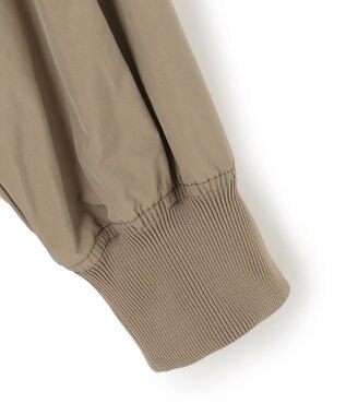 23区 L 【撥水加工】ソフトメモリータフタ ミドル丈 ブルゾン ライトカーキ系