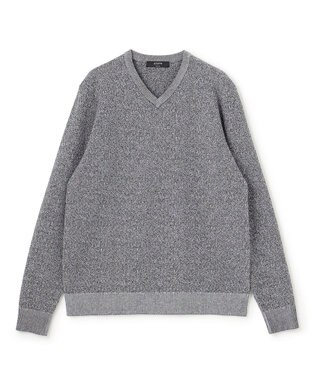 JOSEPH HOMME ライトアムンゼン　Vネック ライトグレー系