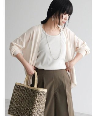 Green Parks カラーテレコタンク２ Beige