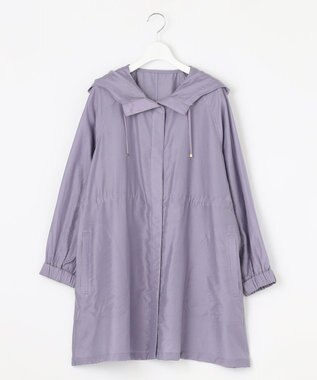 自由区 【XSサイズ～/洗える】シアー ライトコート ライラック系