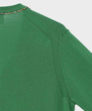 Paul Smith パイピングストライプ カーディガン グリーン