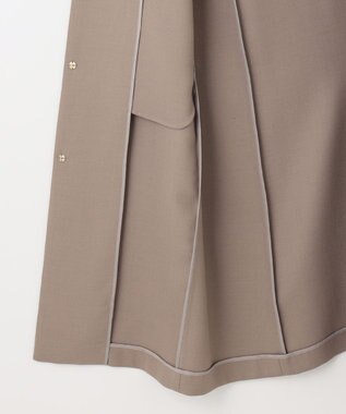 自由区 【2WAY】ライトウールダブルクロス ジャンパースカート ライトグレー系