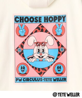 PW CIRCULUS 【UNISEX】【コラボアイテム】Yeyeコラボ フーディ ゴルフ アイボリー系