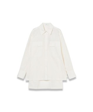 JOSEPH ポプリンコットン　ロングスリーブシャツ Wax