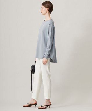 ICB 【洗える】 ヴィスコースワイド プルオーバー アッシュグレー系