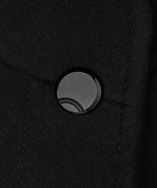 自由区 FORMAL スーパー１１０ジロンラム ロングコート ブラック系