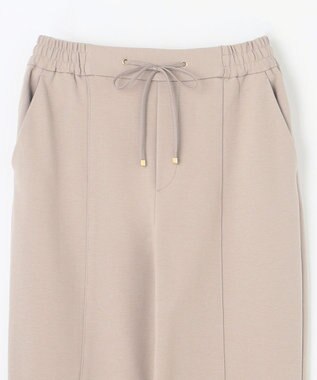 ANY L 【ストレッチ/ウエストゴム】エニィーヒート テーパードパンツ ベージュ