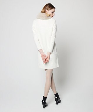 TOCCA 【洗える！】UNSNARL TWEED ドレス ホワイト系