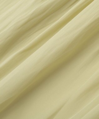 YECCA VECCA <<接触冷感>>フレンチスリーブギャザーブラウス Yellow