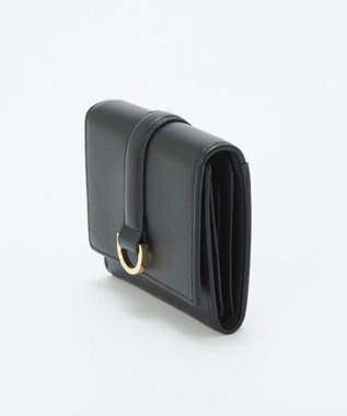 TOPKAPI 【TREASURE TOPKAPI】ソフトレザー ベルトデザイン 三つ折り財布　 ブラック