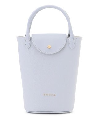 TOCCA 【八木アリサさん着用】PETAL SILHOUETTE LEATHER POCHETTE ポシェット ブルー系