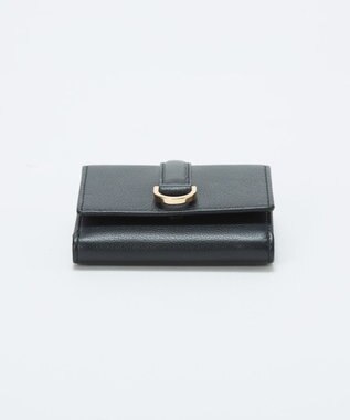 TOPKAPI 【TREASURE TOPKAPI】ソフトレザー ベルトデザイン 三つ折り財布　 ブラック