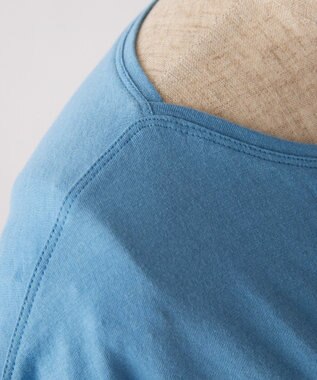 TOQUE 〈大草直子さんアドバイザー〉 【天然素材】タンギス コットン天竺半袖Tシャツ サックス