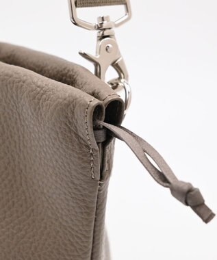 blancle シュリンクレザー ドローストリング2wayバッグ TAUPE