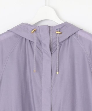 自由区 【XSサイズ～/洗える】シアー ライトコート ライラック系
