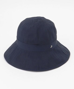 J.PRESS LADIES 【洗える・UVケア・畳める】ブレード ハット ネイビー系