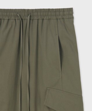 Paul Smith ツイル ギャザースカート オリーブ