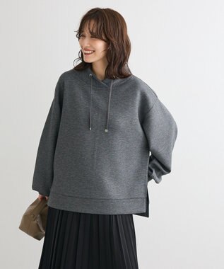 Green Parks ダンボール抜け衿プルオーバー Dark Gray