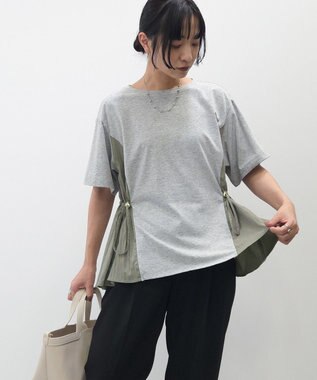Green Parks 異素材ドッキングプルオーバー
