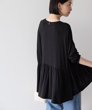 AMERICAN HOLIC ティアードカットプルオーバー Black