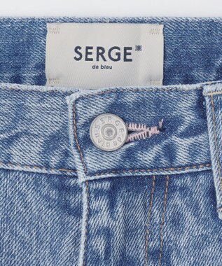 NAVE 【×NAVE】SERGE de bleu × NAVE カーブワイドデニム スカイブルー系