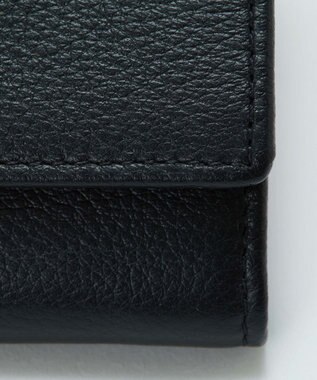 TOPKAPI 【TREASURE TOPKAPI】ソフトレザー ベルトデザイン 三つ折り財布　 ブラック