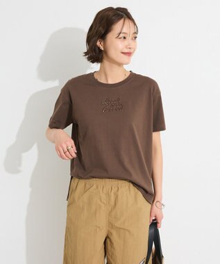 CRAFT STANDARD BOUTIQUE ロゴ刺繍TEE Brown