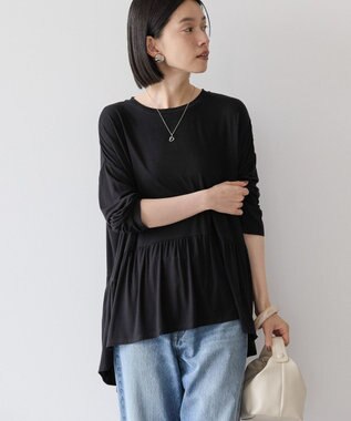 AMERICAN HOLIC ティアードカットプルオーバー Black