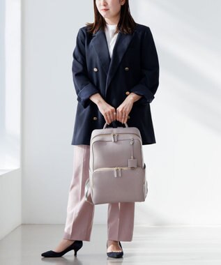 ACE BAGS & LUGGAGE 【雑誌掲載】 Jewelna Rose フレイヤ・リュック２ A4サイズ 13.3インチPC 16126 ジュエルナローズ 通勤 ビジネスバッグ ライトグレー