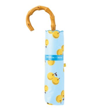  アデリアレトロ×estaa 晴雨兼用日傘 折りたたみ傘 梨 UV 一級遮光