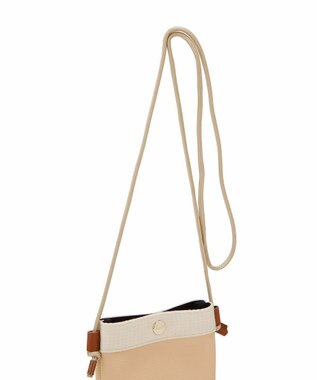 TOPKAPI 【Breath TOPKAPI】RIPPLE リプル スリム サコッシュ スマホショルダー ライトベージュ