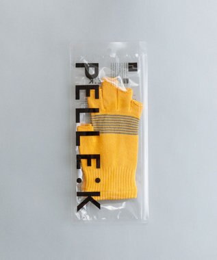 ORuKuBET 【UNISEX】ウォーキング・ランニンググローブ / CABOTO【温度調整/再帰反射素材使用・日本製】 イエロー