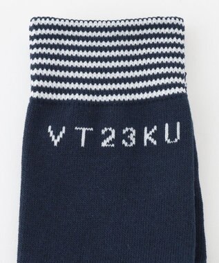 23区GOLF 【WOMEN】ベーシック ニーハイソックス ネイビー系