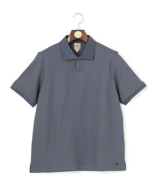 J.PRESS MEN ジャケットインの最適解【接触冷感 / 吸水速乾】【J.PRESS PREMIUM JERSEY】スキッパー ポロシャツ グレー系