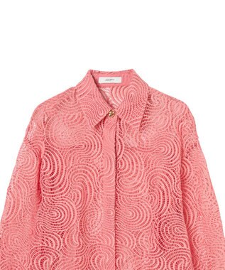 JOSEPH コードレース クロシェ　ブラウス Blush