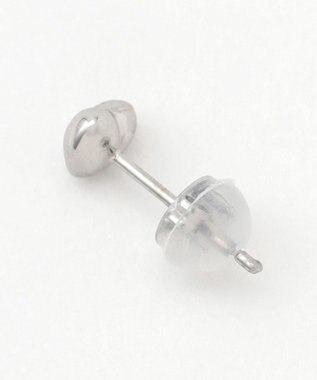 TOCCA 【WEB限定】WITH HEART MINI PIERCED EARRINGS プラチナ ピアス プラチナ系