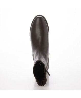ing <ing>フラットサイドゴアブーツ ダークブラウン