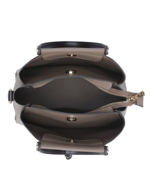 style code 【MERCURYDUO/マーキュリーデュオ】両アオリポケット　ハンドバッグ　キーリングチャーム付き ベージュ