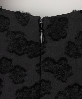 組曲 S カットジャカードティアードワンピース ブラック系