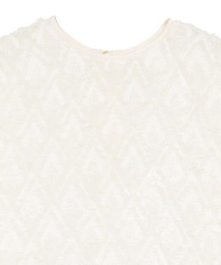 AMERICAN HOLIC フリンジジャガードブラウス Ivory