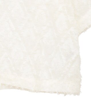 AMERICAN HOLIC フリンジジャガードブラウス Ivory