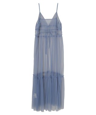 Green Parks ・ＥＬＥＮＣＡＲＥ　ＤＵＥ　２ｗａｙチュールキャミワンピ Blue