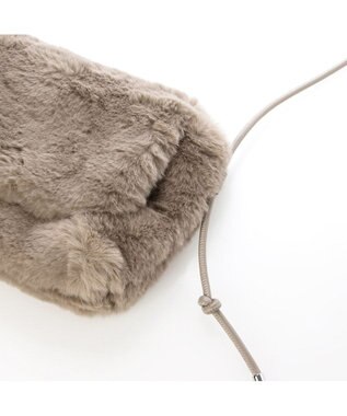 UNBILLION カシュカシュ cachecache / エコファーシンプルフラップショルダー オーク